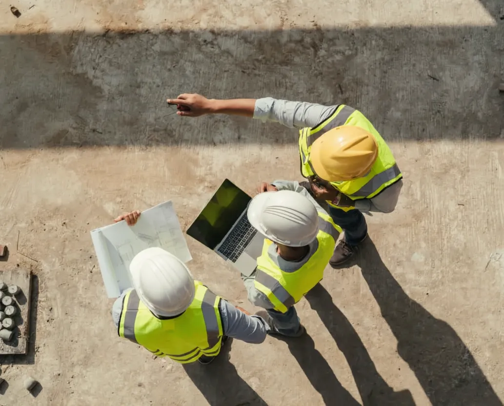 Obra civil industrial en ejecución