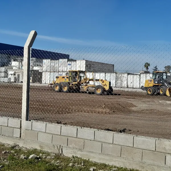 Trabajos de movimiento de suelo en Villa María, Córdoba