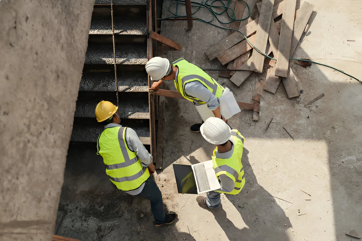 Excavación y preparación del terreno para obra civil